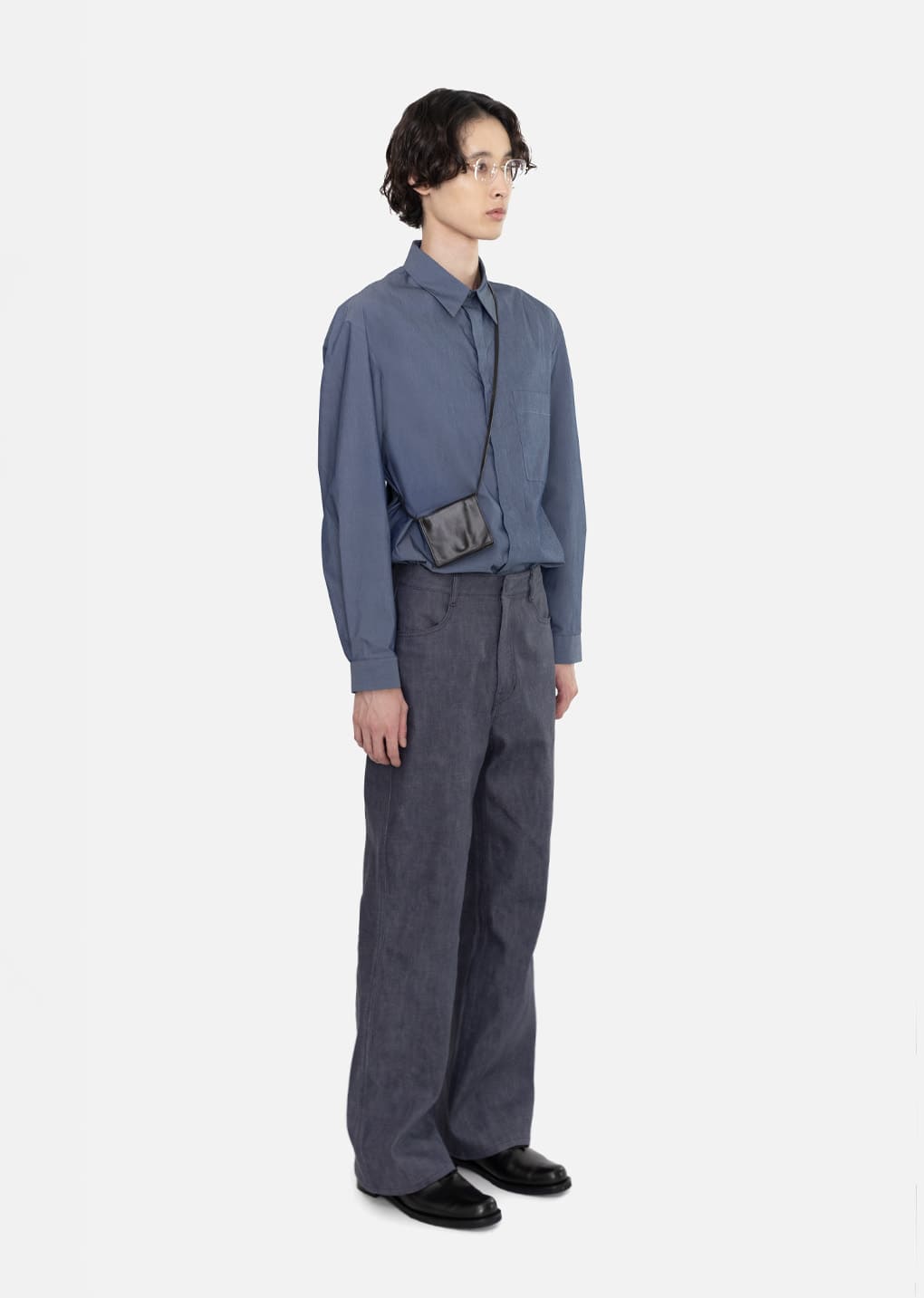 Amomento - Men's Colored Straight Fit Denim (Blue) product image 3 | TRAB K-Fashion Australia