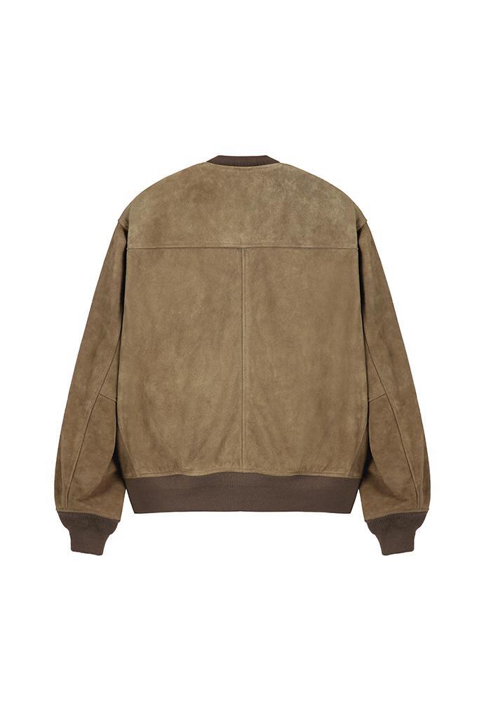 Art if acts - Garment Washed Suede Blouson (Taupe) product image 6 | TRAB K-Fashion Australia