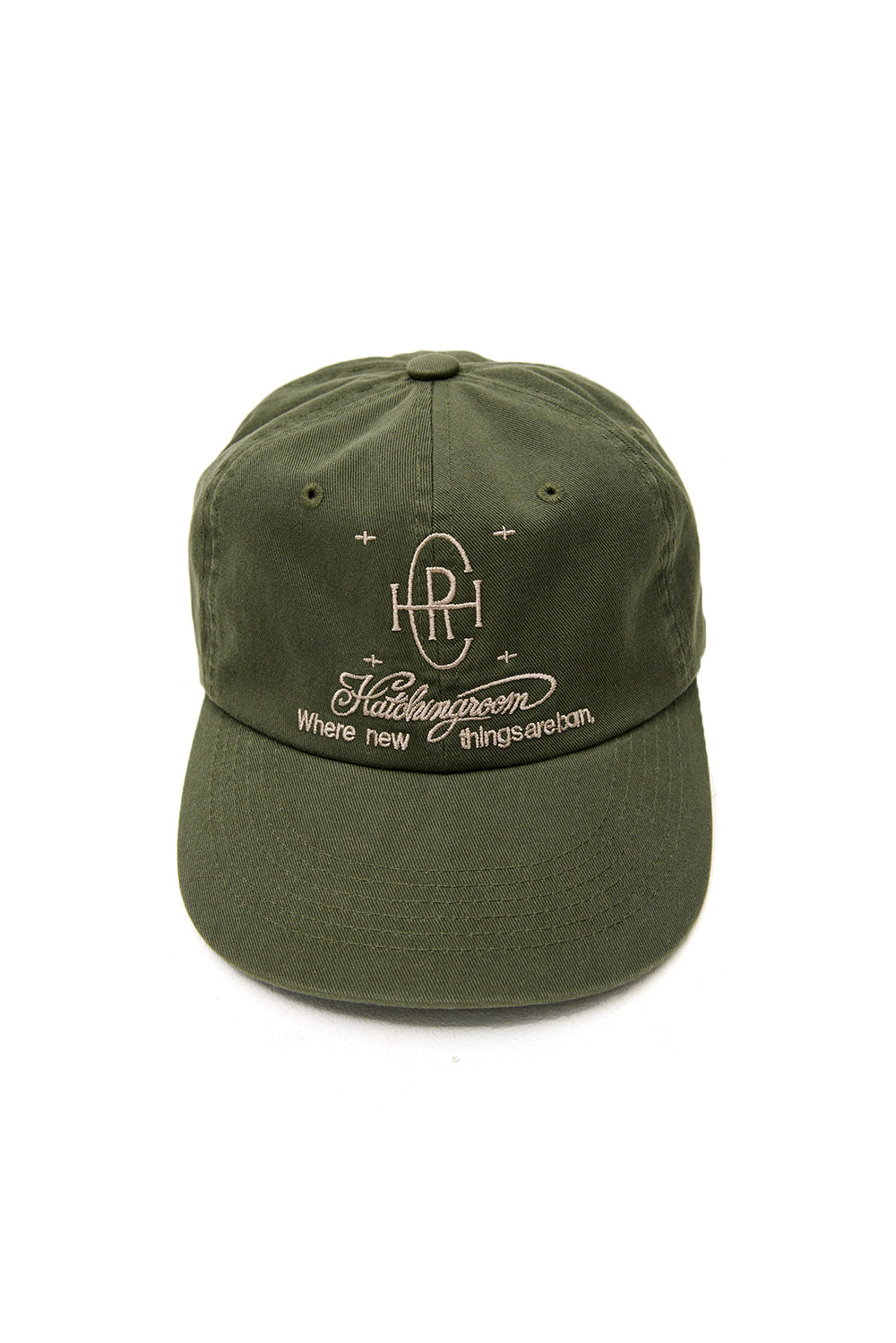 Hatchingroom - Logo Cap (Washed Khaki) product image 1 | TRAB K-Fashion Australia