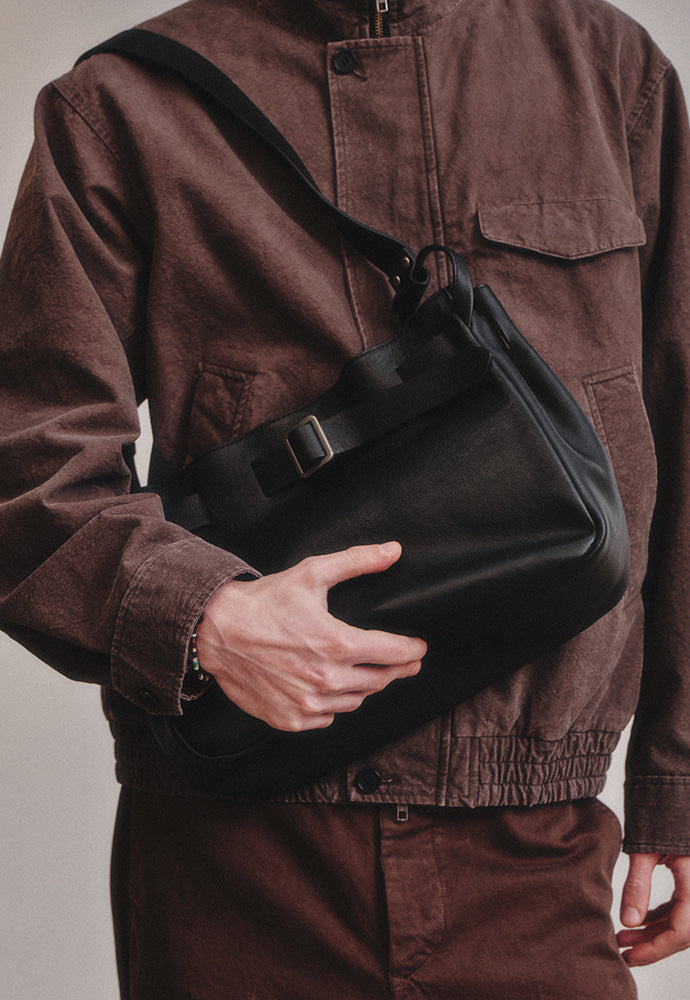 Art if acts - Belted Milano Bag (Washed Black) product image 2 | TRAB K-Fashion Australia