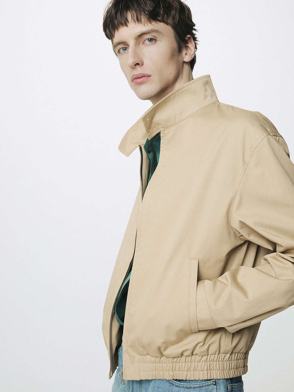 Tonywack - High Density Cotton Harrington Jacket (Beige) product image 7 | TRAB K-Fashion Australia