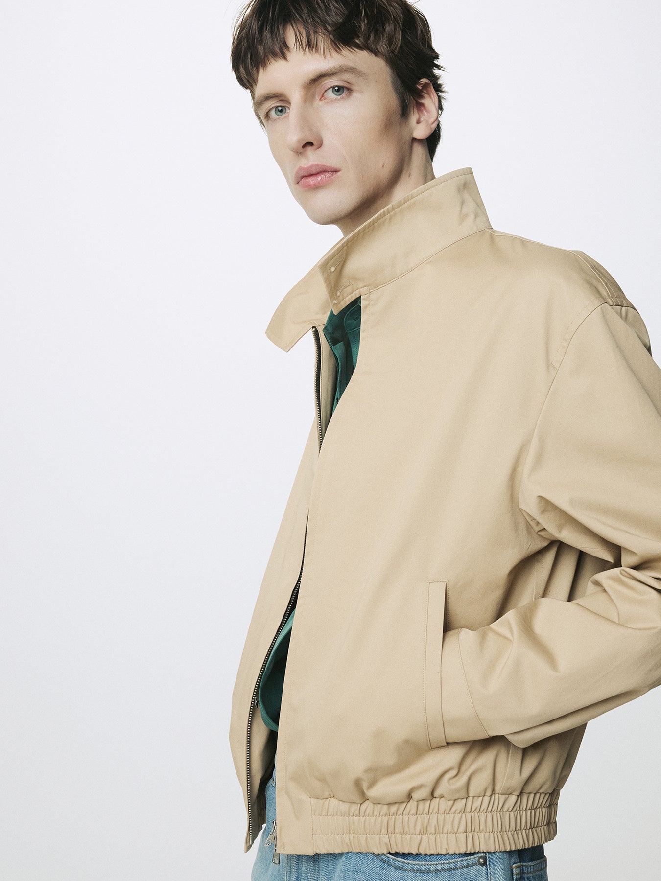 Tonywack - High Density Cotton Harrington Jacket (Beige) product image 7 | TRAB K-Fashion Australia