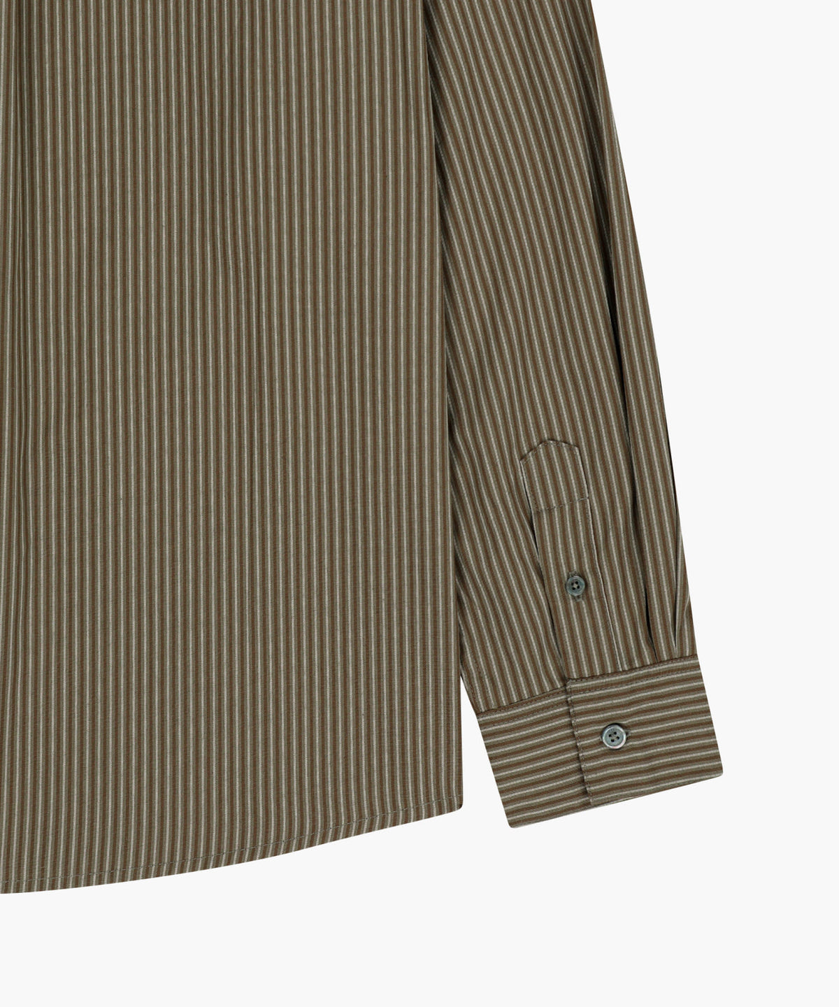 Marithe & Francois Girbaud - Stripe Pattern Shirt (Brown) product image 5 | TRAB K-Fashion Australia