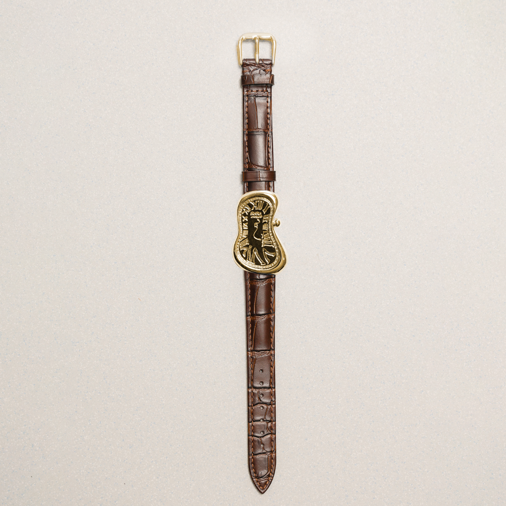 Towtow Archive - Timeless Twist Wristlet Brown Strap Gold Pendant (OC) product image 2 | TRAB K-Fashion Australia