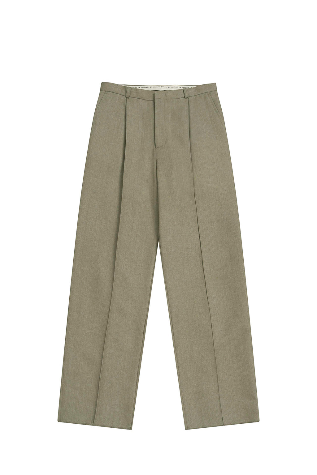 STU - Low Rise Pin Tuck Wool Slacks (Beige) product image 17 | TRAB K-Fashion Australia