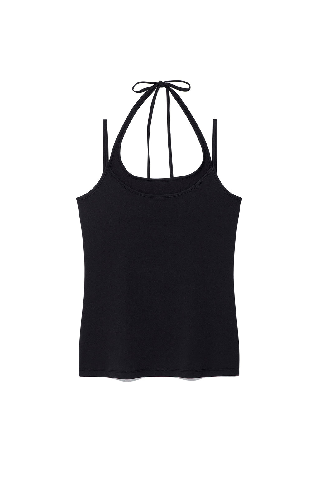 Matin Kim - String Halter Neck Tank Top (Black) product image 2 | TRAB K-Fashion Australia