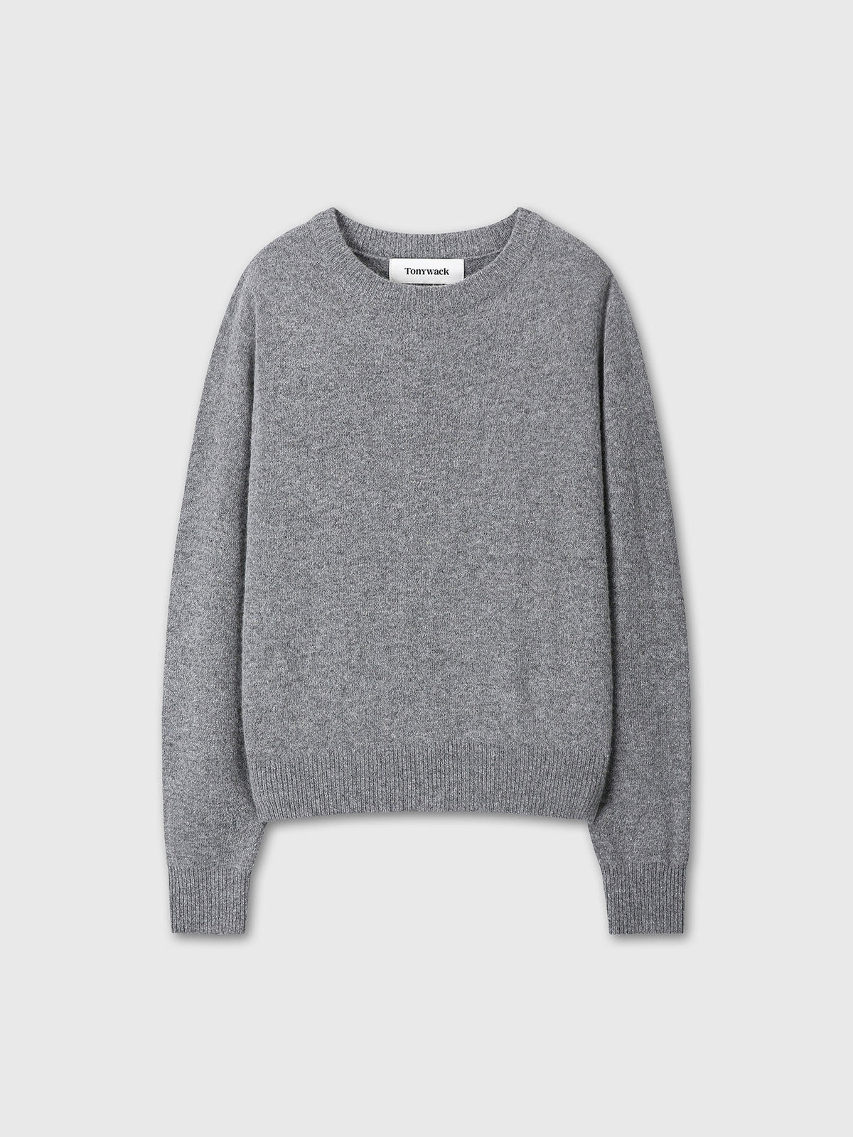 Tonywack - Wool Blend Crew-Neck Knit (Grey) product image 9 | TRAB K-Fashion Australia