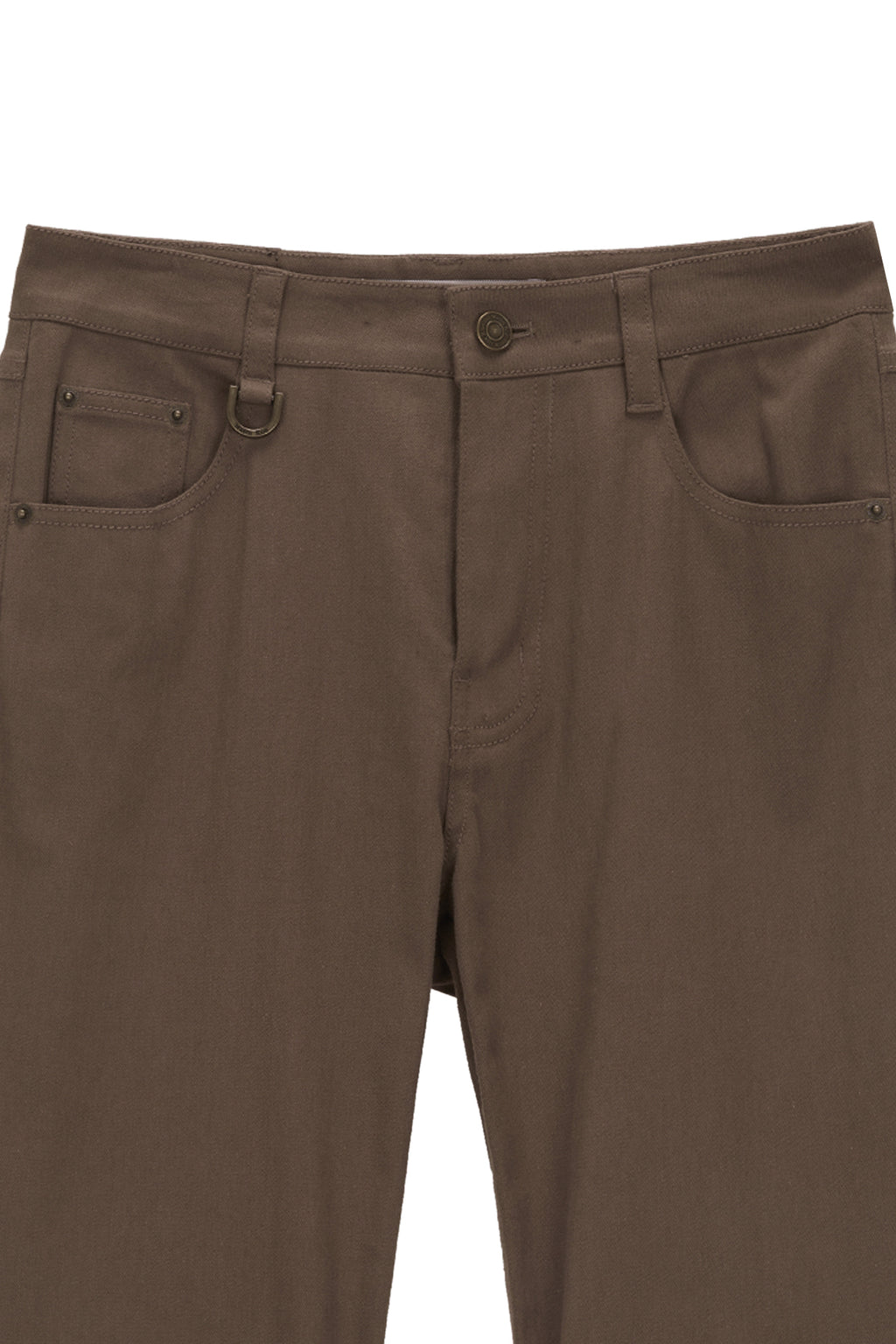 Matin Kim - Boots Cut Cargo Pants (Khaki Brown) product image 3 | TRAB K-Fashion Australia