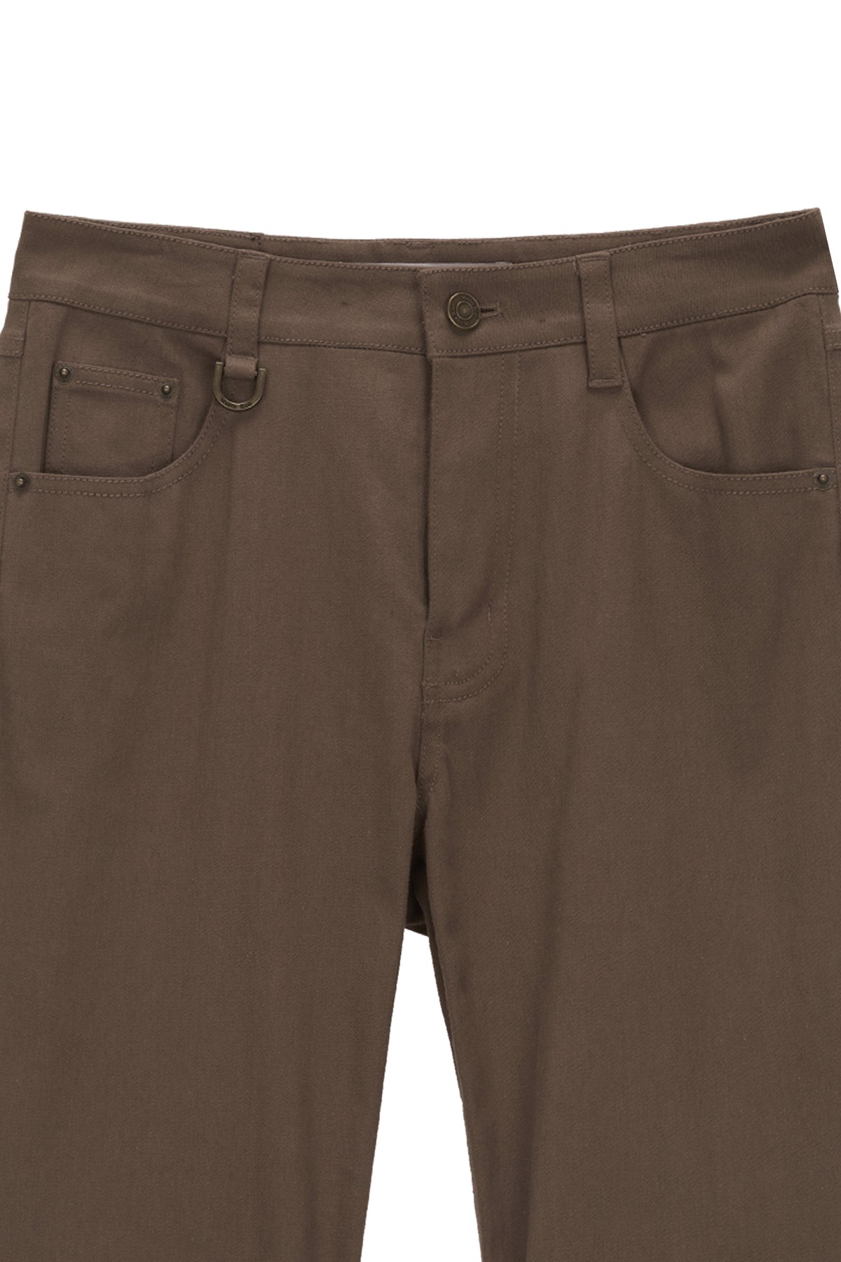 Matin Kim - Boots Cut Cargo Pants (Khaki Brown) product image 3 | TRAB K-Fashion Australia