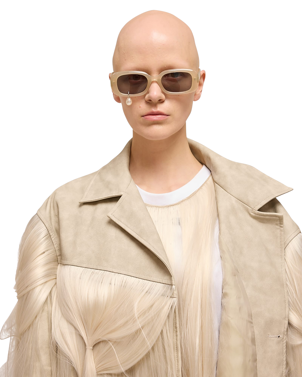 Kimhe Kim - Hair Embellished Western Jacket (Grey) product image 7 | TRAB K-Fashion Australia