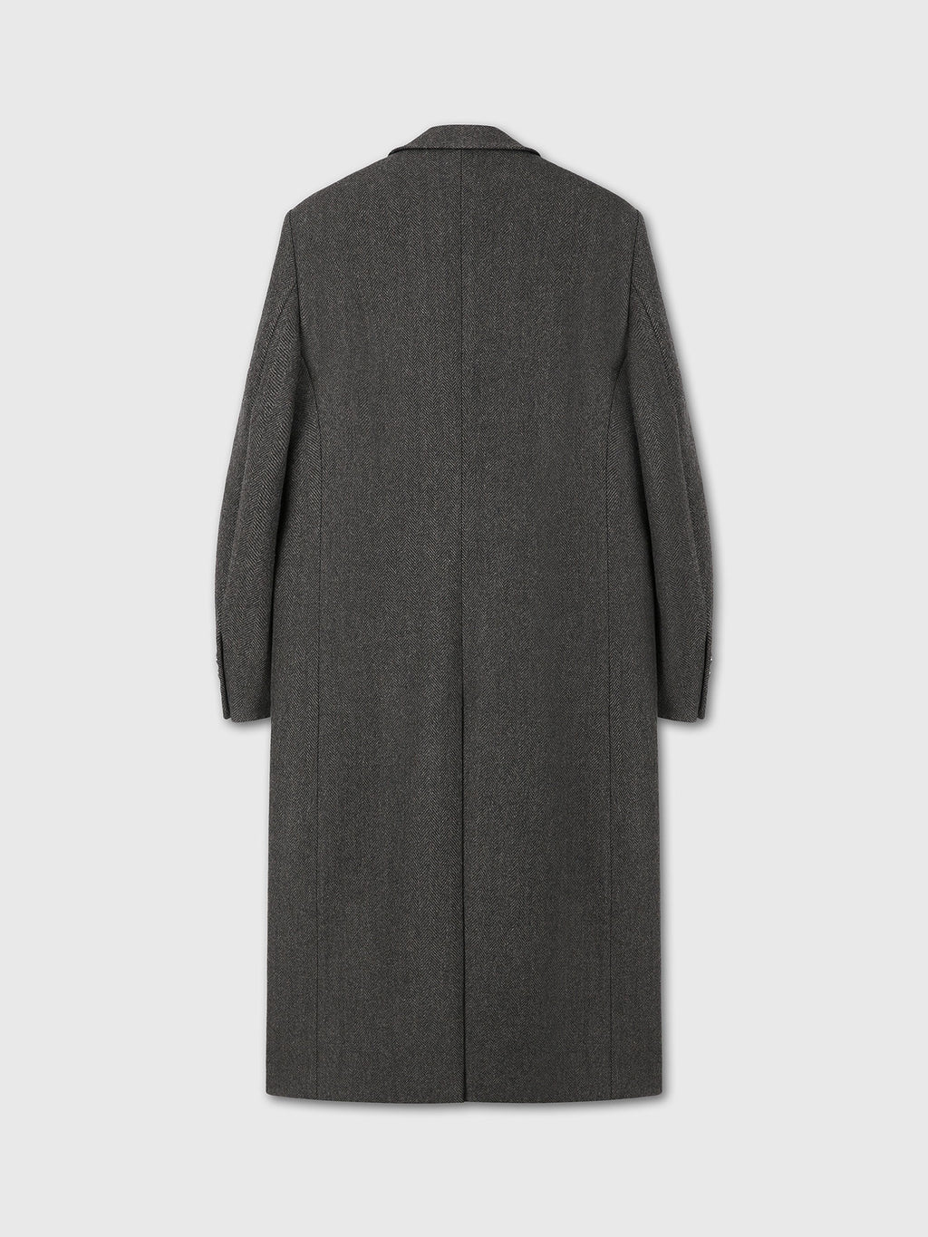 Tonywack - Herringbone Wool Double-Breasted Coat (Moss Brown) product image 8 | TRAB K-Fashion Australia