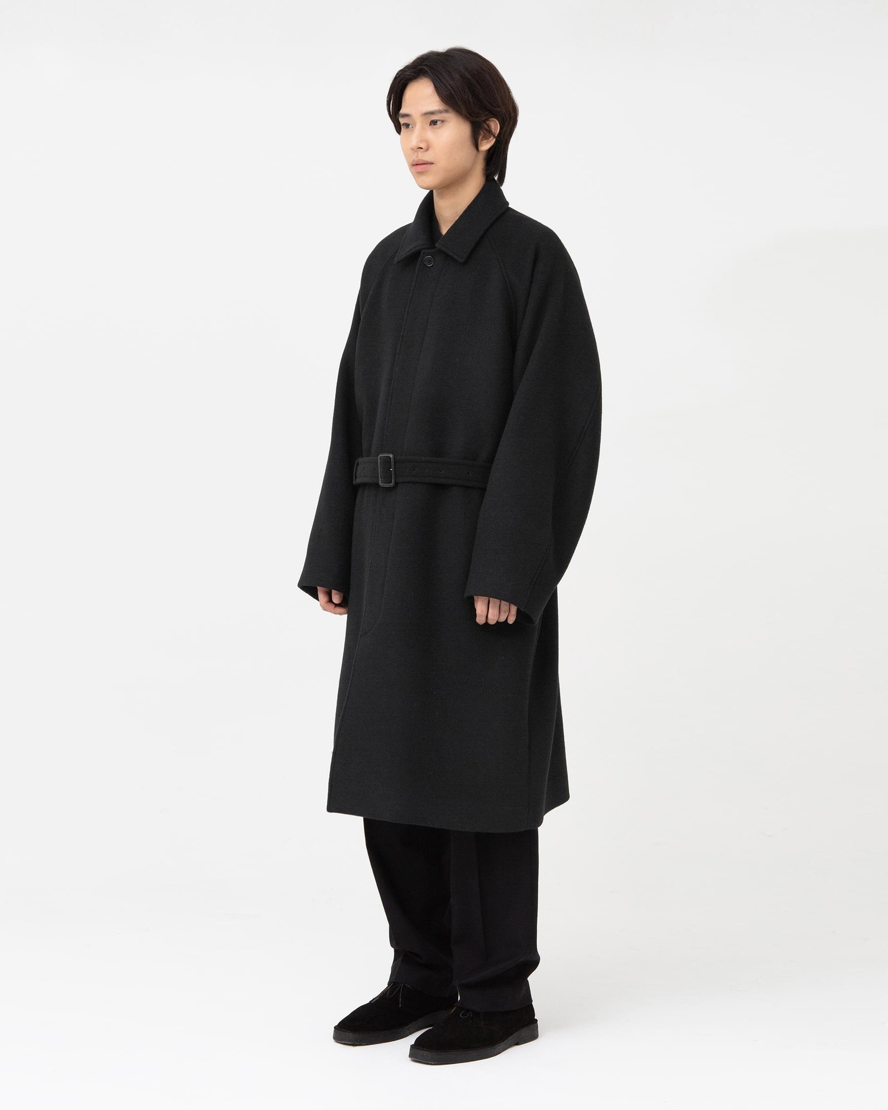 Brownyard - Belted Coat (Black) product image 3 | TRAB K-Fashion Australia