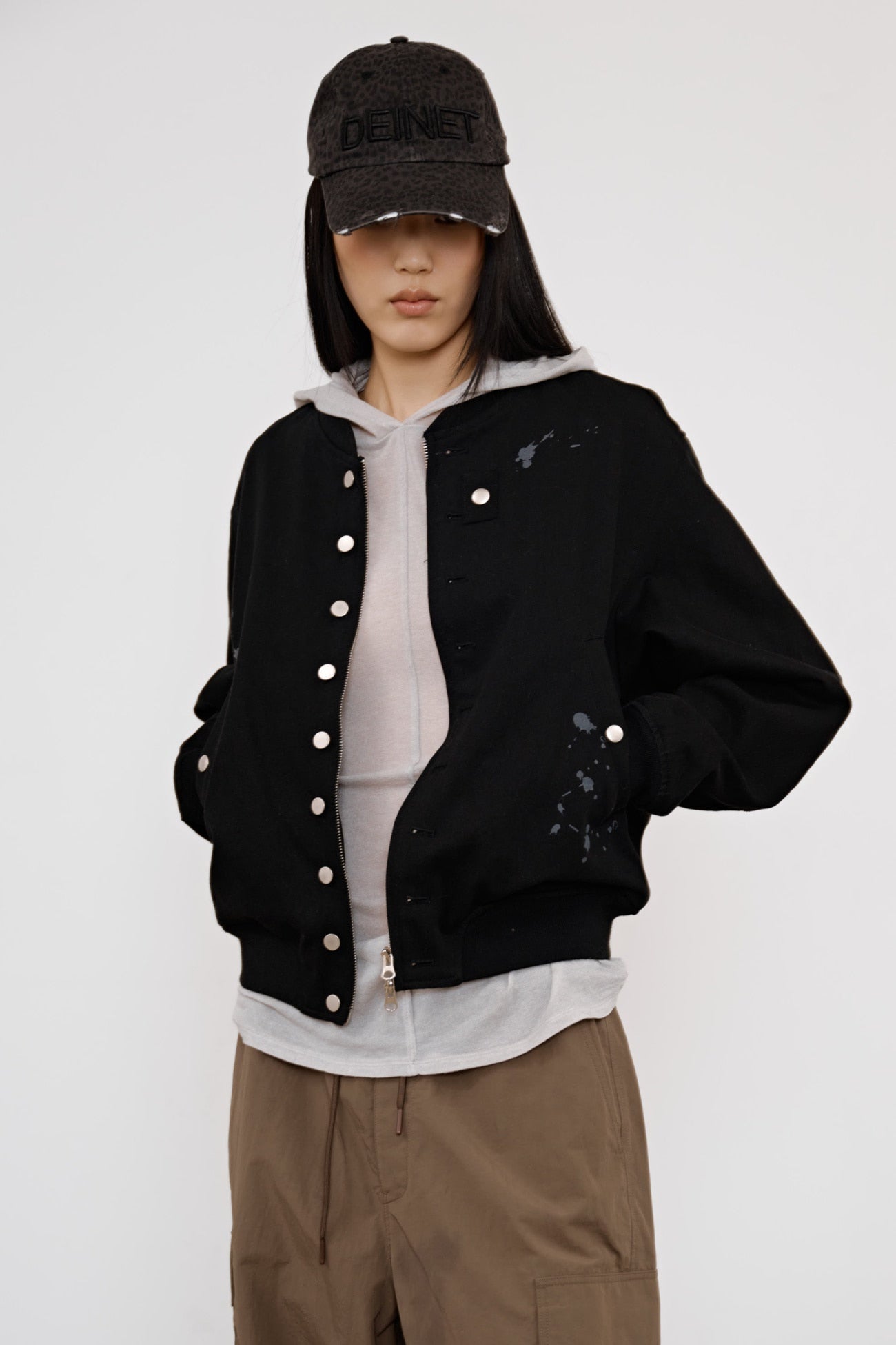 Deinet - Paint Stud Cotton Ma1 (Black) product image 7 | TRAB K-Fashion Australia