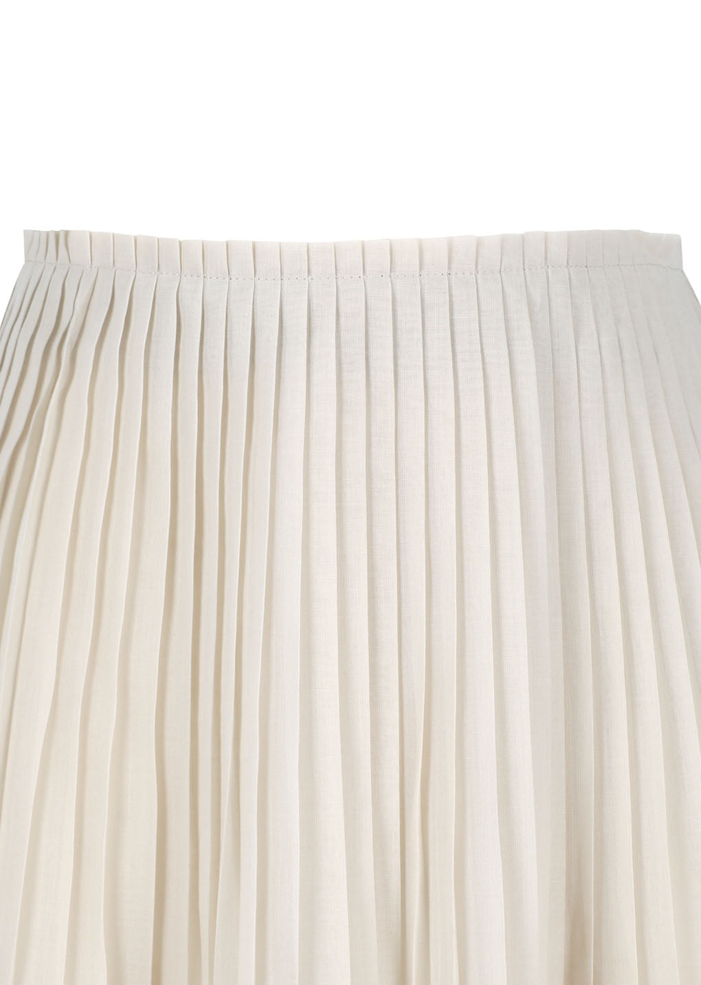 Amomento - Pleated Midi Skirt (Beige) product image 4 | TRAB K-Fashion Australia