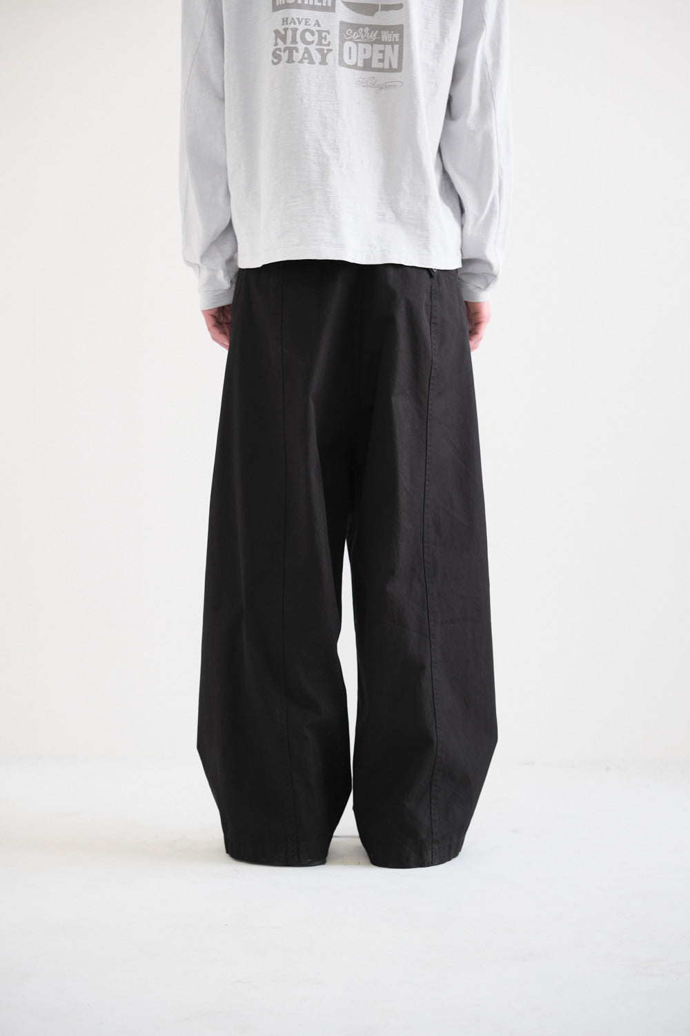 Hatchingroom - Slump Trousers (Black) product image 5 | TRAB K-Fashion Australia
