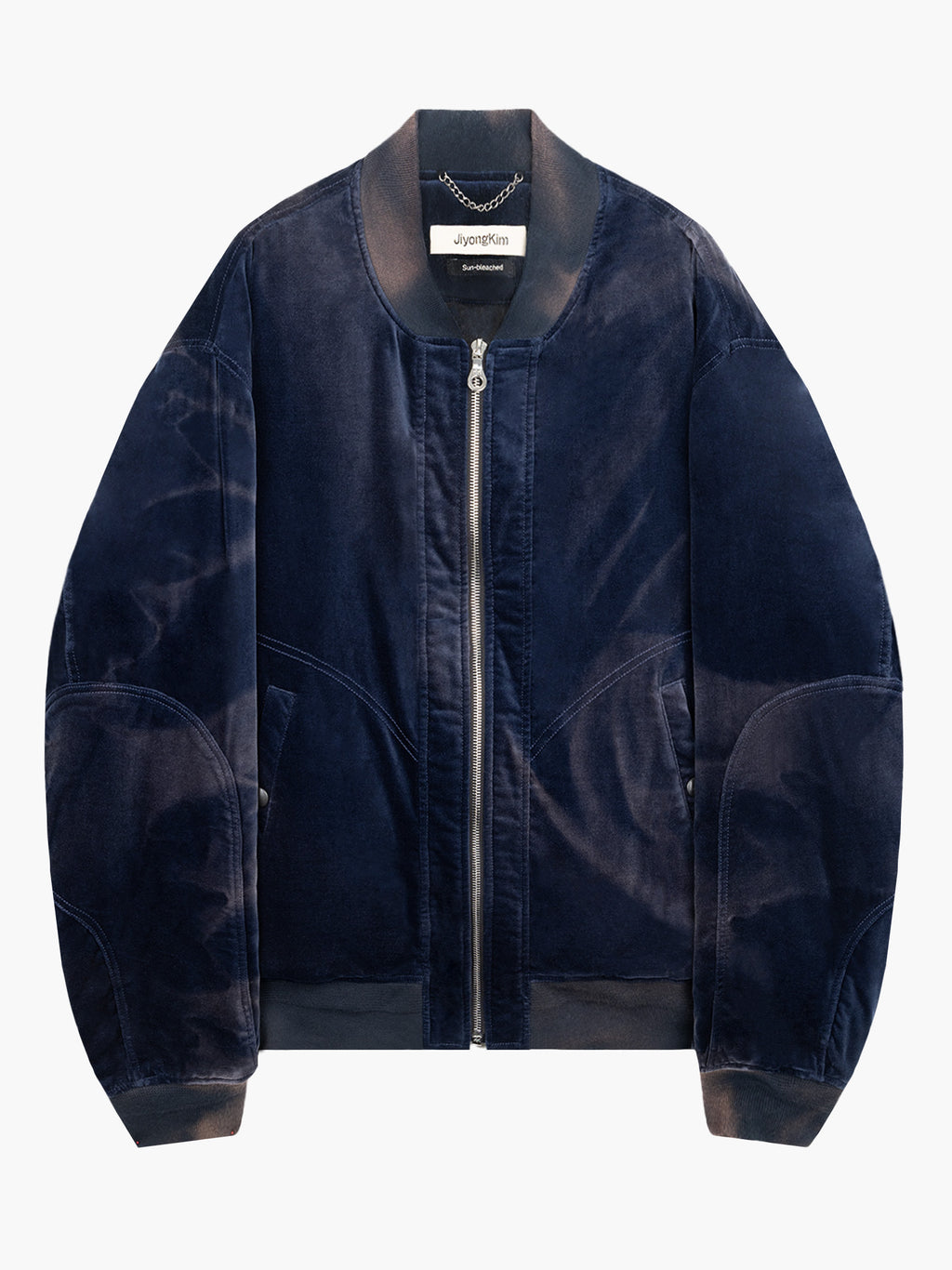 Jiyong Kim - Sun-Bleached Bomber Jacket (Navy) product image 9 | TRAB K-Fashion Australia