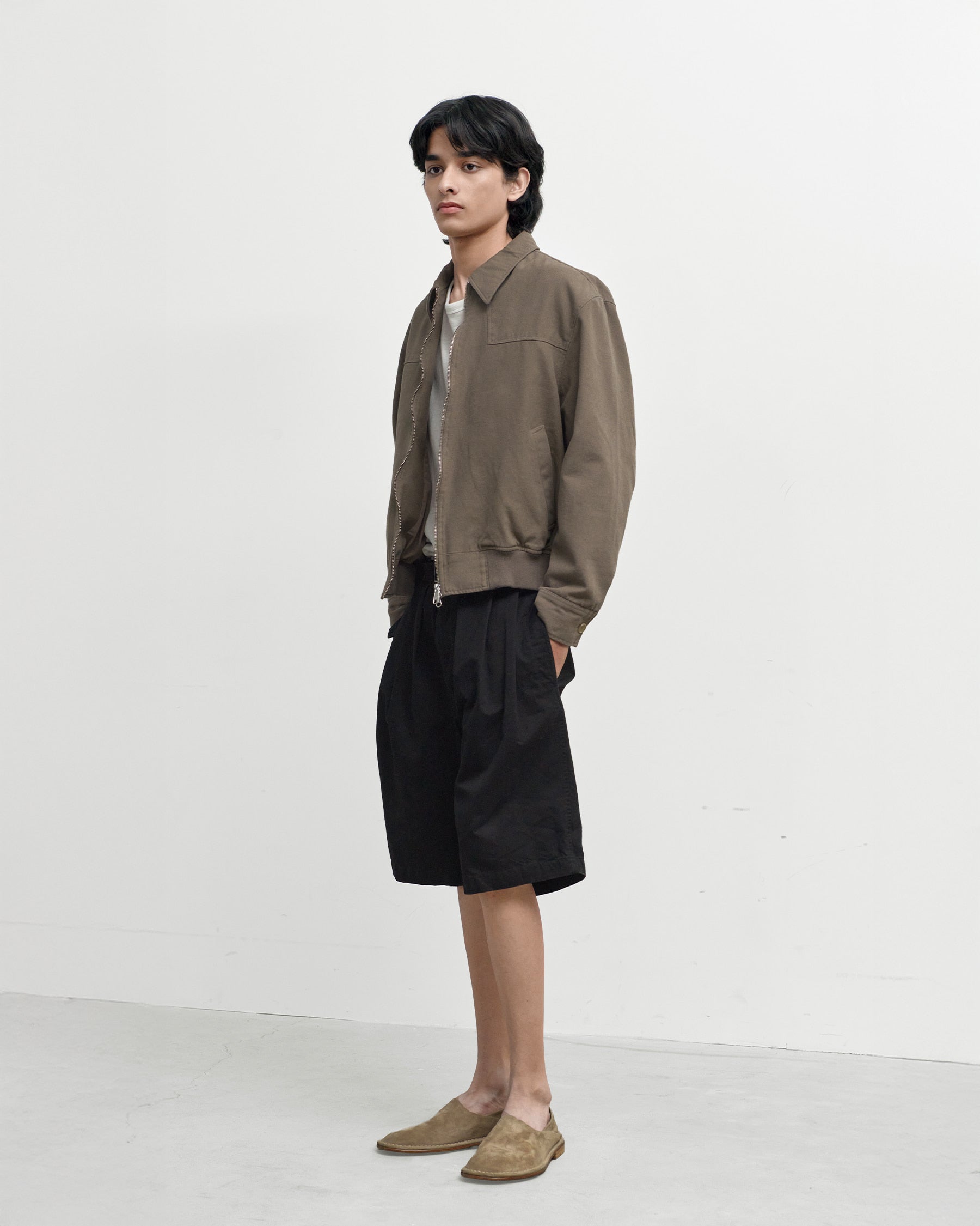 Brownyard - Belted Half Pants (Black) product image 2 | TRAB K-Fashion Australia