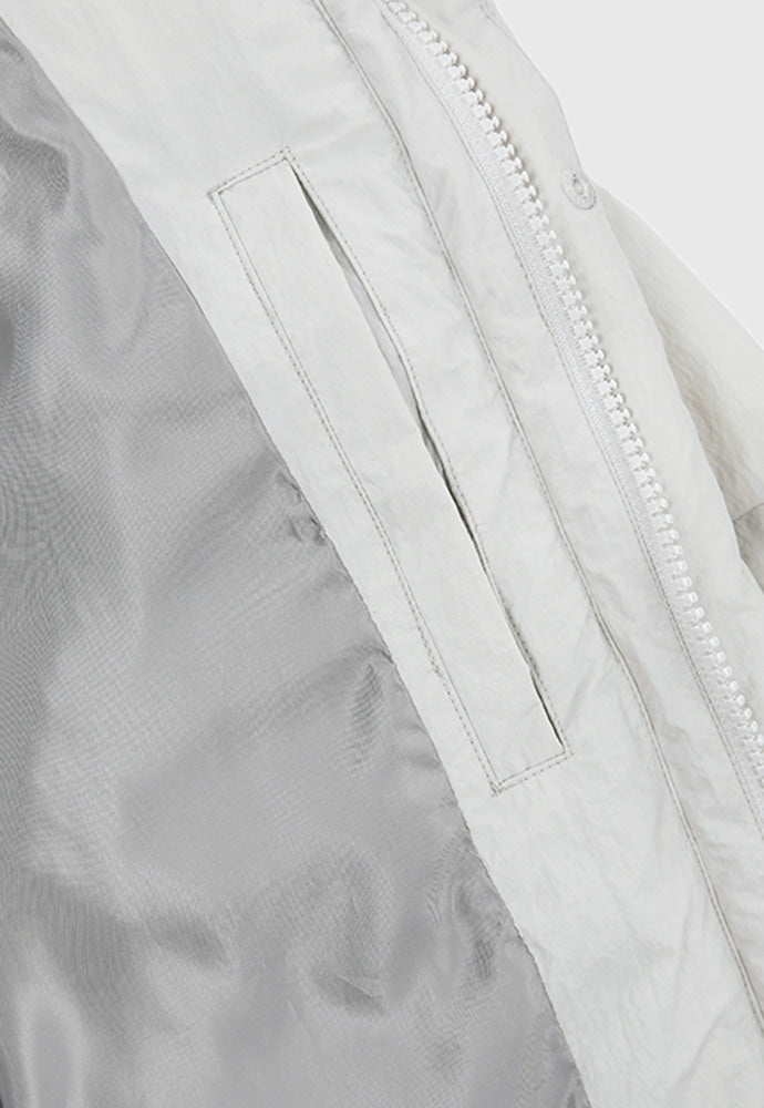 Tonywack - Technical Shell Short Puffer Down Jacket (Detachable Hood) (Pale Gery) product image 19 | TRAB K-Fashion Australia
