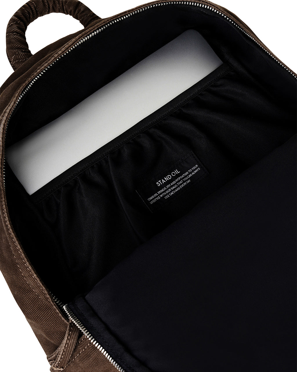 Stand Oil - Day Backpack (Brown) product image 7 | TRAB K-Fashion Australia
