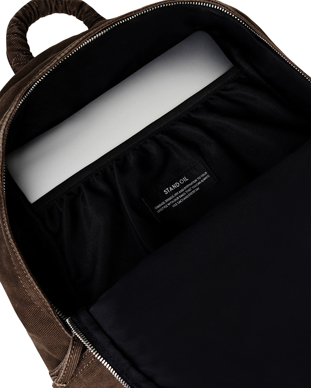 Stand Oil - Day Backpack (Brown) product image 7 | TRAB K-Fashion Australia