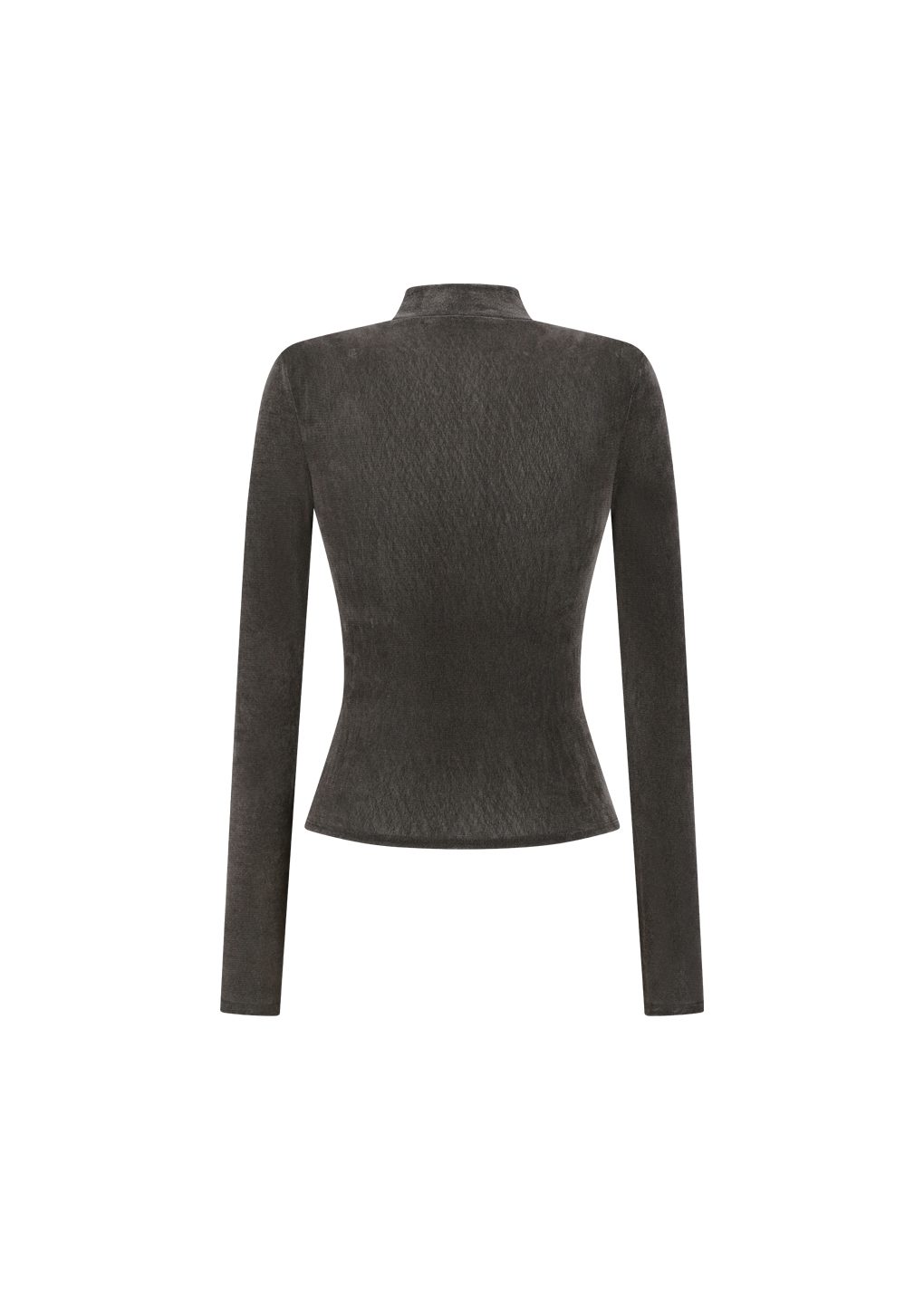 Amomento - Mock neck top (Brown) product image 3 | TRAB K-Fashion Australia