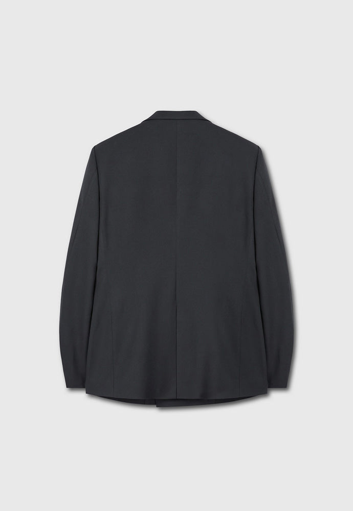 Tonywack - Wool Twill Double-Breasted Tailored Blazer (Carbon Grey) product image 11 | TRAB K-Fashion Australia