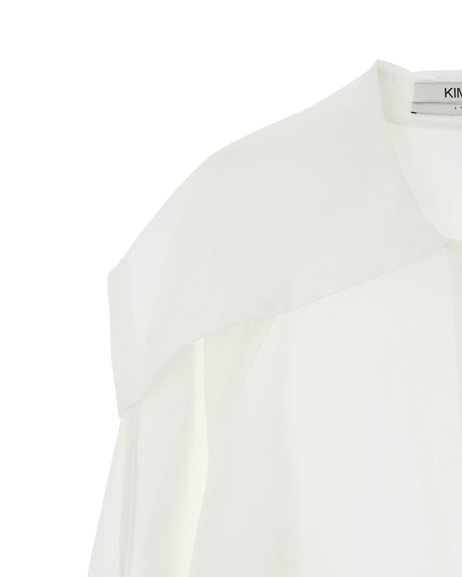 Kimhe Kim - Sailor Collared Long Cotton Shirt Dress (Ivory) product image 11 | TRAB K-Fashion Australia