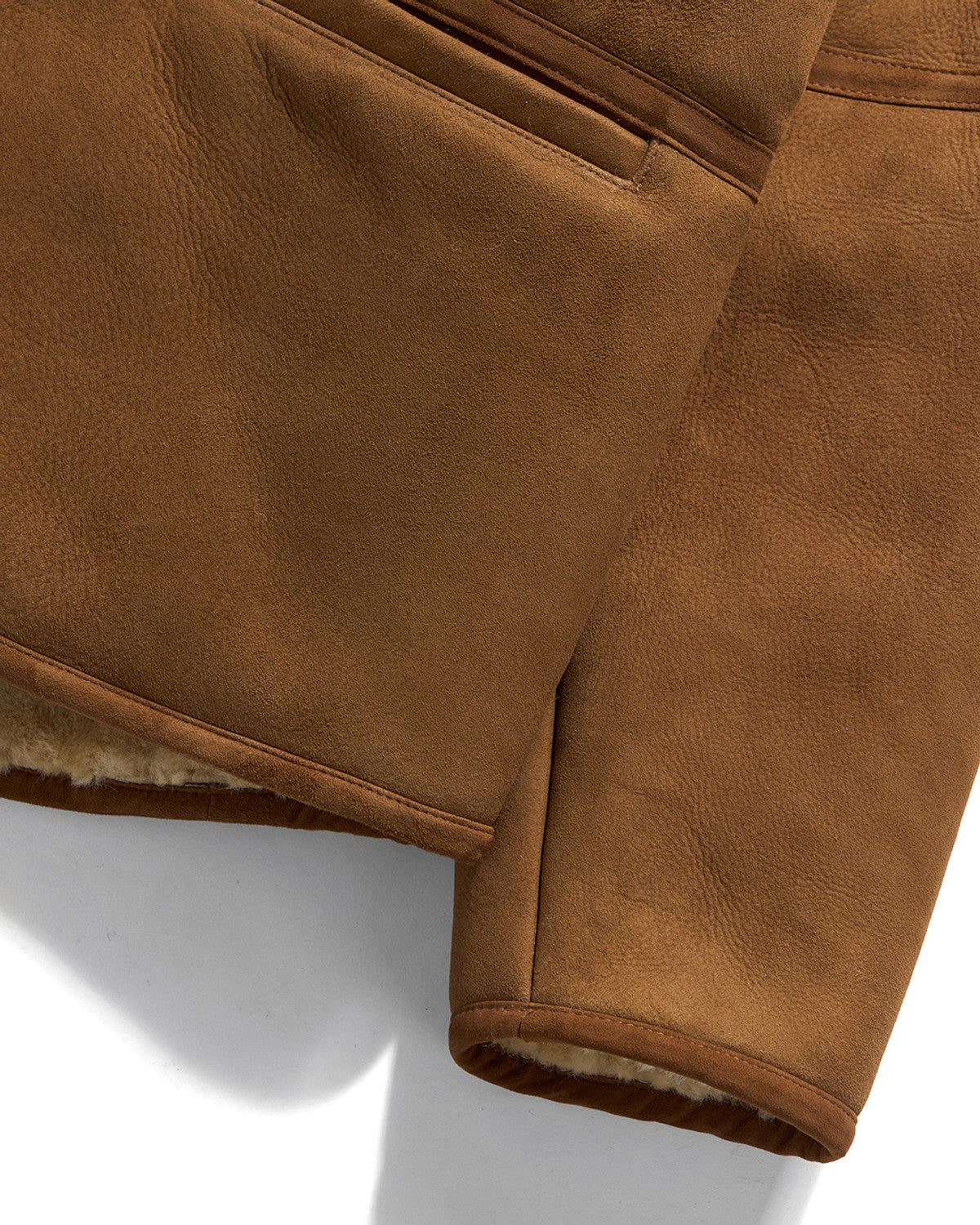 Eastlogue - Shearling Lumberjack Mouton Work Shirts (Beige Suede) product image 12 | TRAB K-Fashion Australia
