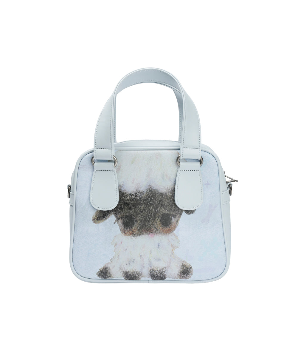 Coyseio - Vintage Sheep Graphic Tote Bag (Pastel Blue) product image 13 | TRAB K-Fashion Australia