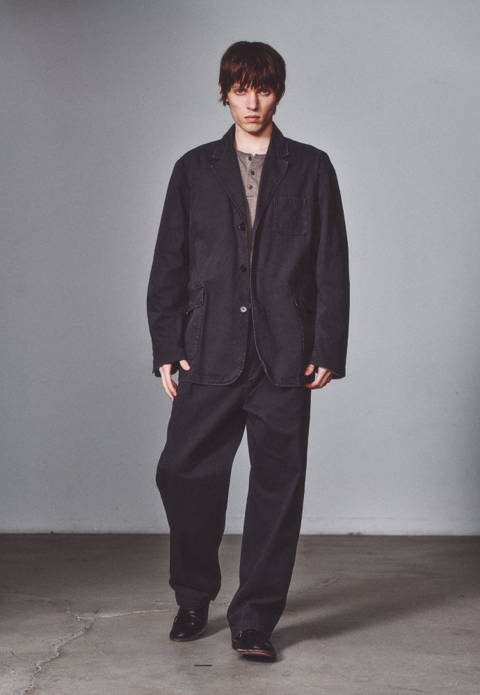 Art if acts - Washed 3 Button Blazer (Charcoal) product image 2 | TRAB K-Fashion Australia