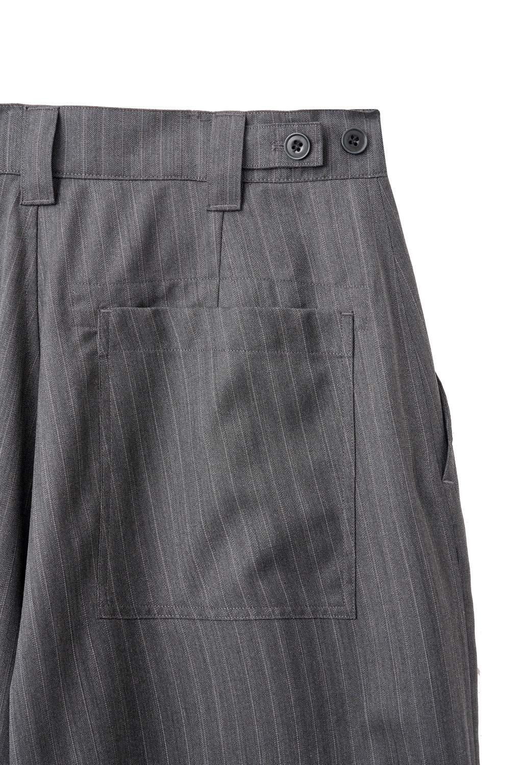 Hatchingroom - Snow Shorts Wool Stripe (Grey) product image 5 | TRAB K-Fashion Australia