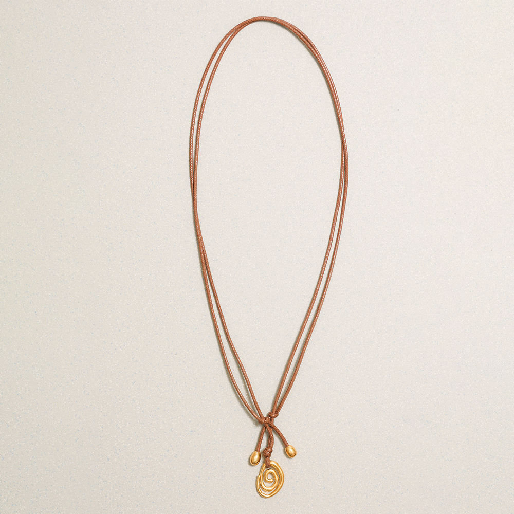 Towtow Archive - Minima Spiral Necklace (Gold) product image 3 | TRAB K-Fashion Australia