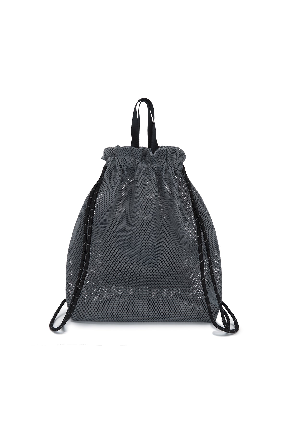 Matin Kim - Cargo Mesh Back Pack (Grey) product image 2 | TRAB K-Fashion Australia