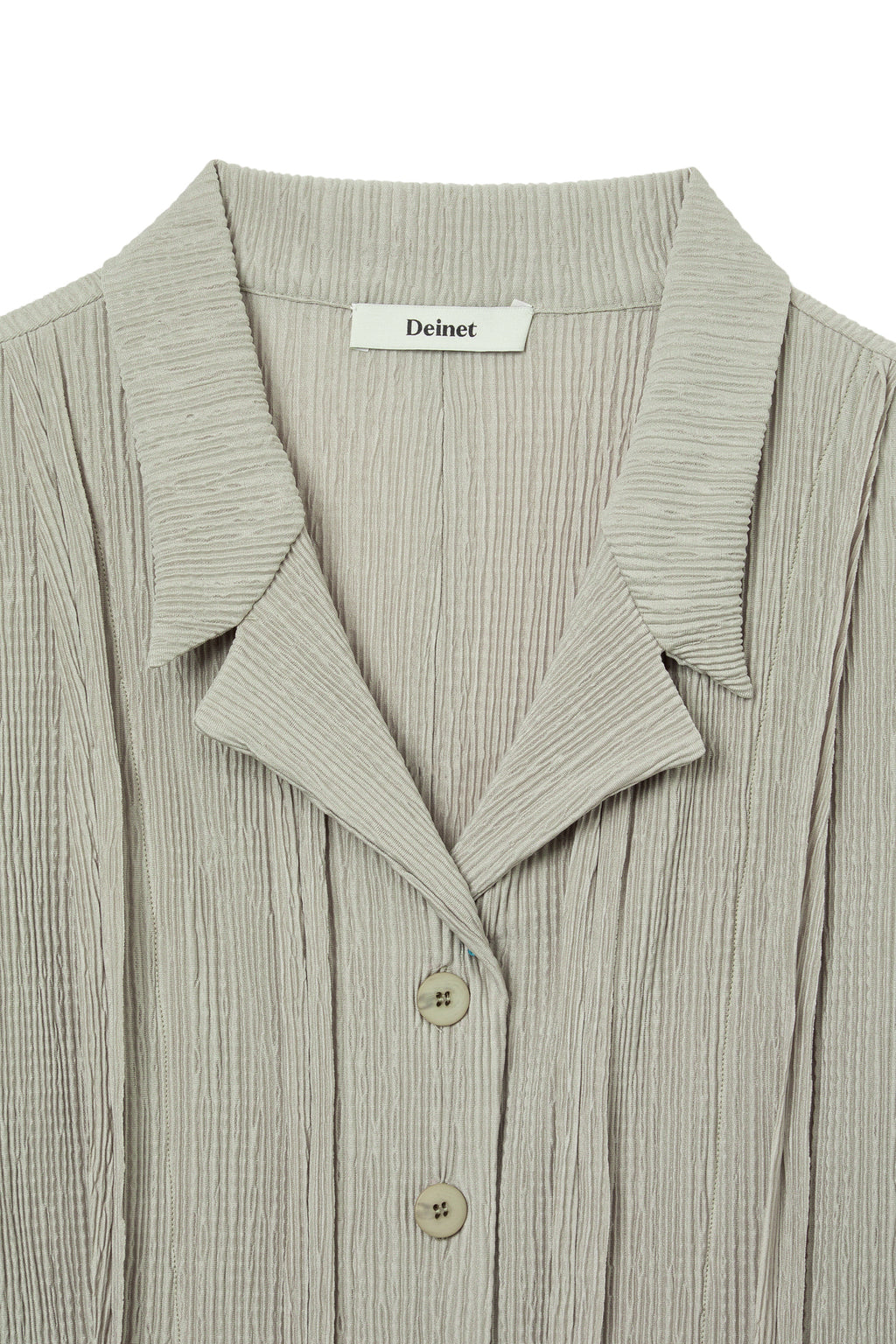 Deinet - Cut Out Pleats Shirt (Khaki) product image 3 | TRAB K-Fashion Australia