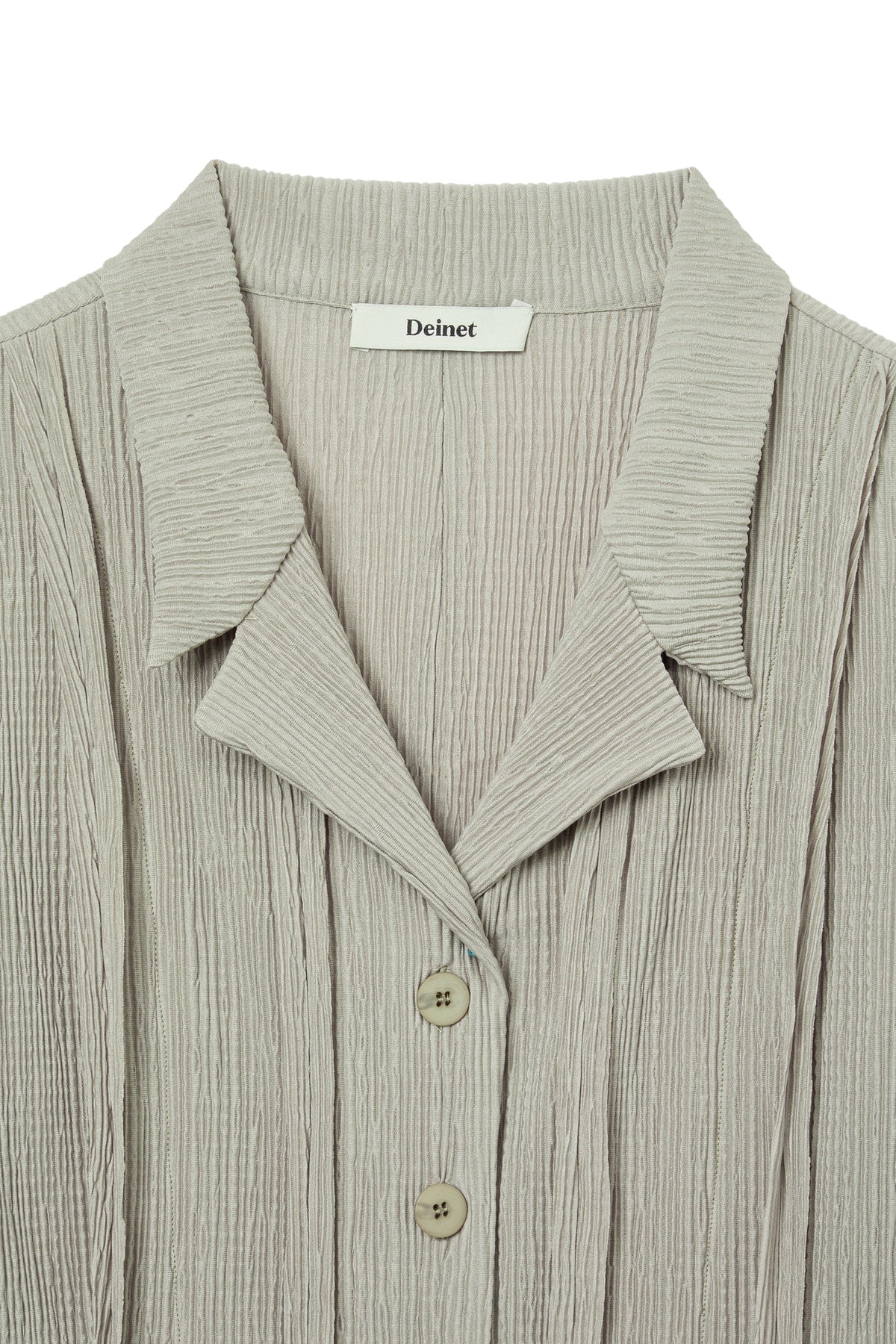 Deinet - Cut Out Pleats Shirt (Khaki) product image 3 | TRAB K-Fashion Australia