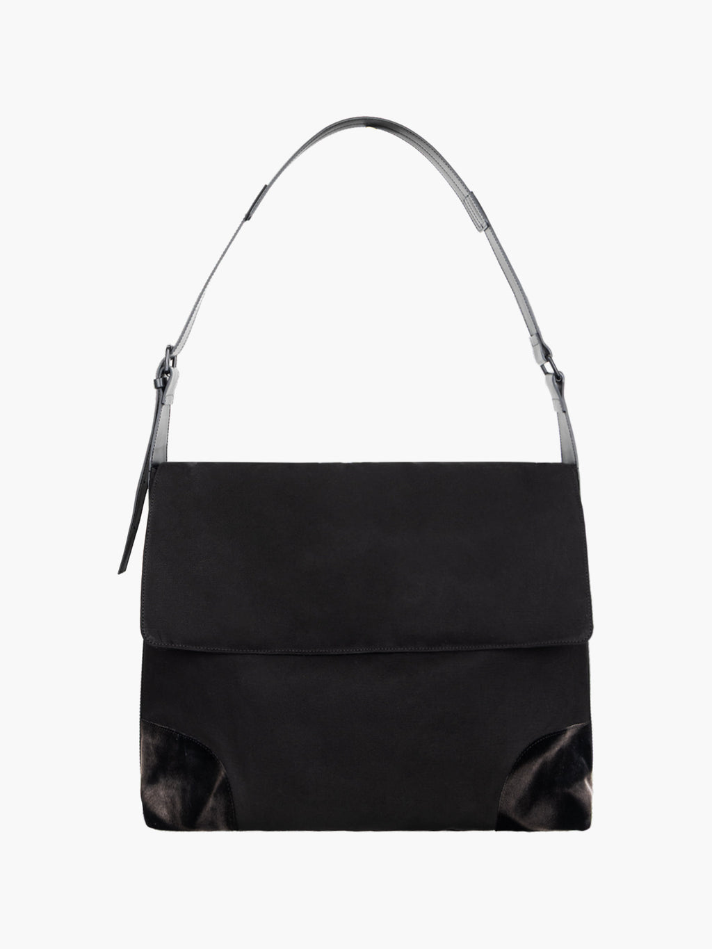 Jiyong Kim - Sun-Bleached Leather Strap Bag (Black) product image 8 | TRAB K-Fashion Australia