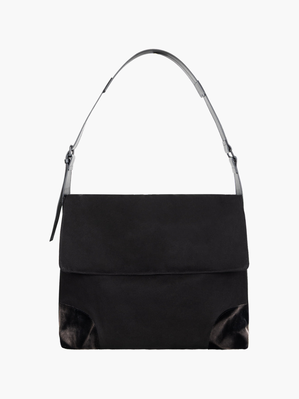 Jiyong Kim - Sun-Bleached Leather Strap Bag (Black) product image 8 | TRAB K-Fashion Australia