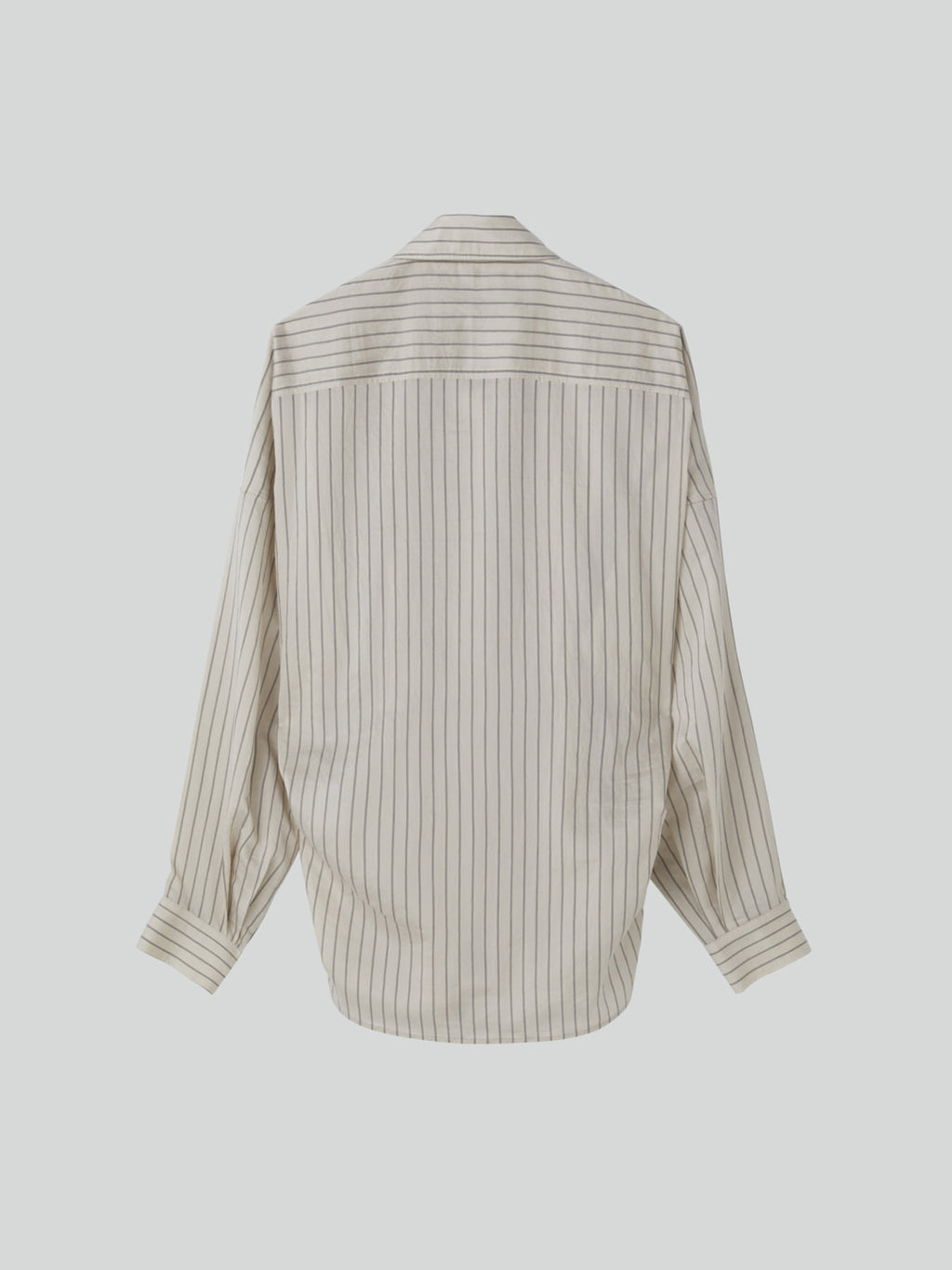 Recto - Double Layer Stripe Shirt (Pale Beige) product image 10 | TRAB K-Fashion Australia