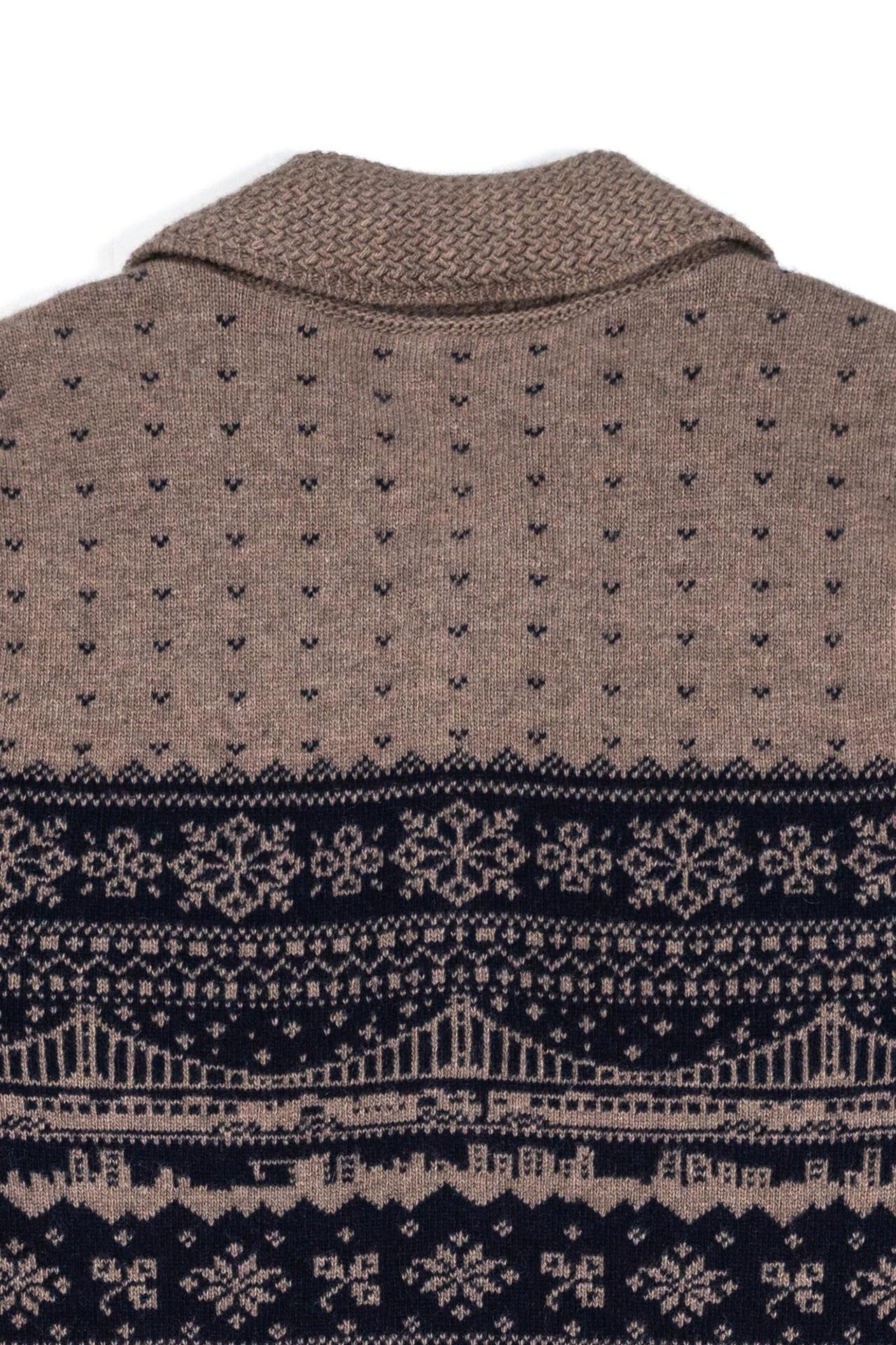 Ioedle - City Bound Wool Collar Knit Cardigan (Navy) product image 5 | TRAB K-Fashion Australia