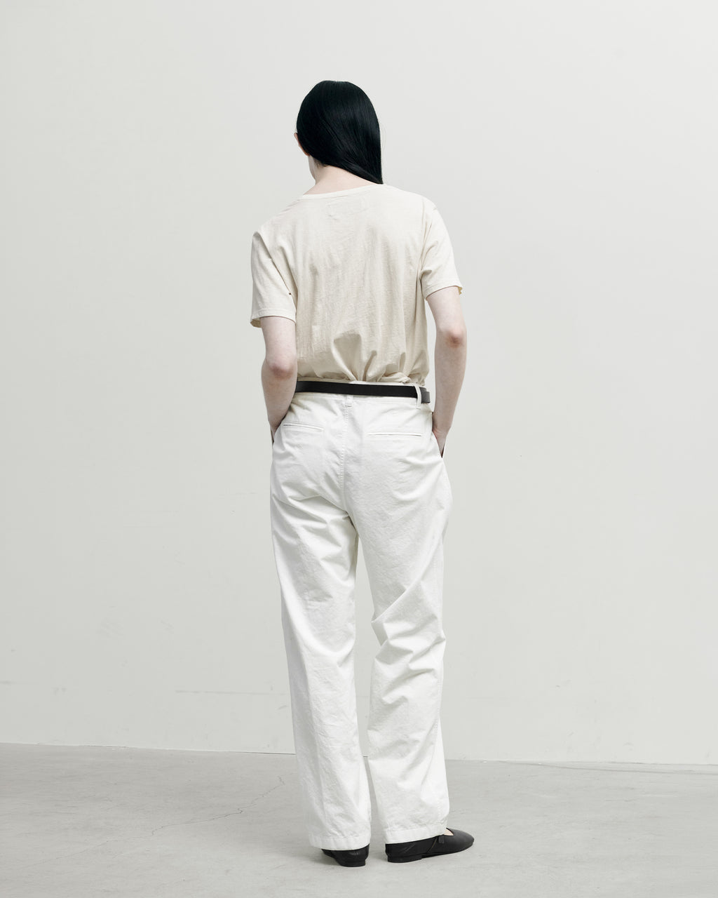 Brownyard - Round Easy T Shirt (Ivory) product image 3 | TRAB K-Fashion Australia