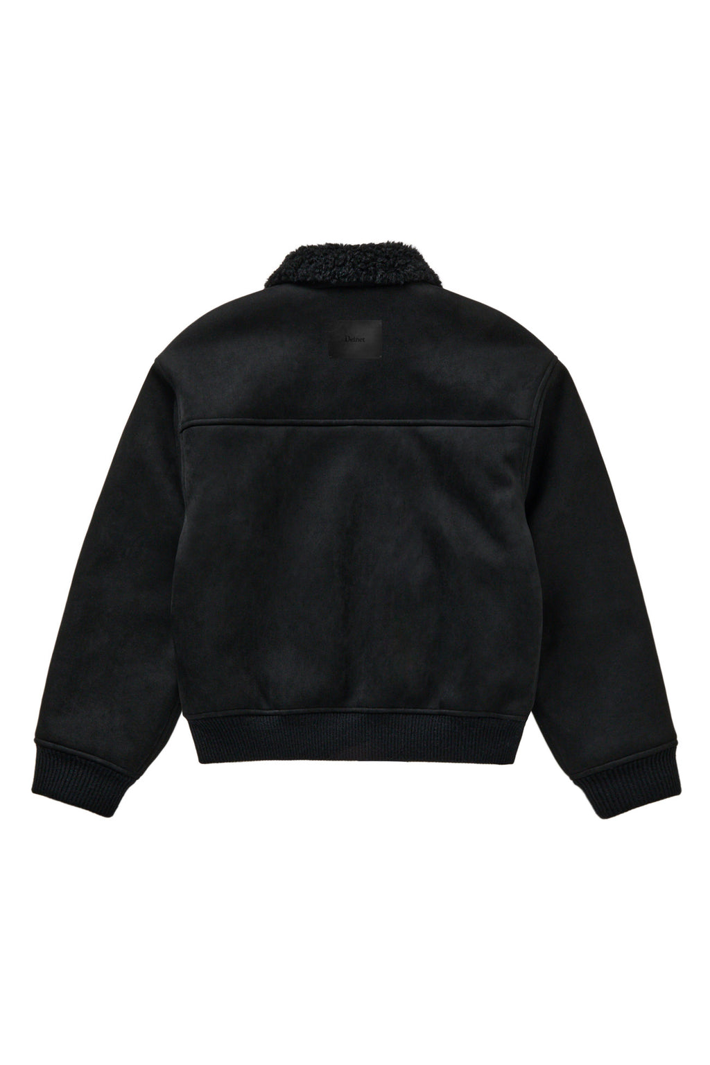 Deinet - Faux Suede Fur Mustang Jacket (Black) product image 2 | TRAB K-Fashion Australia