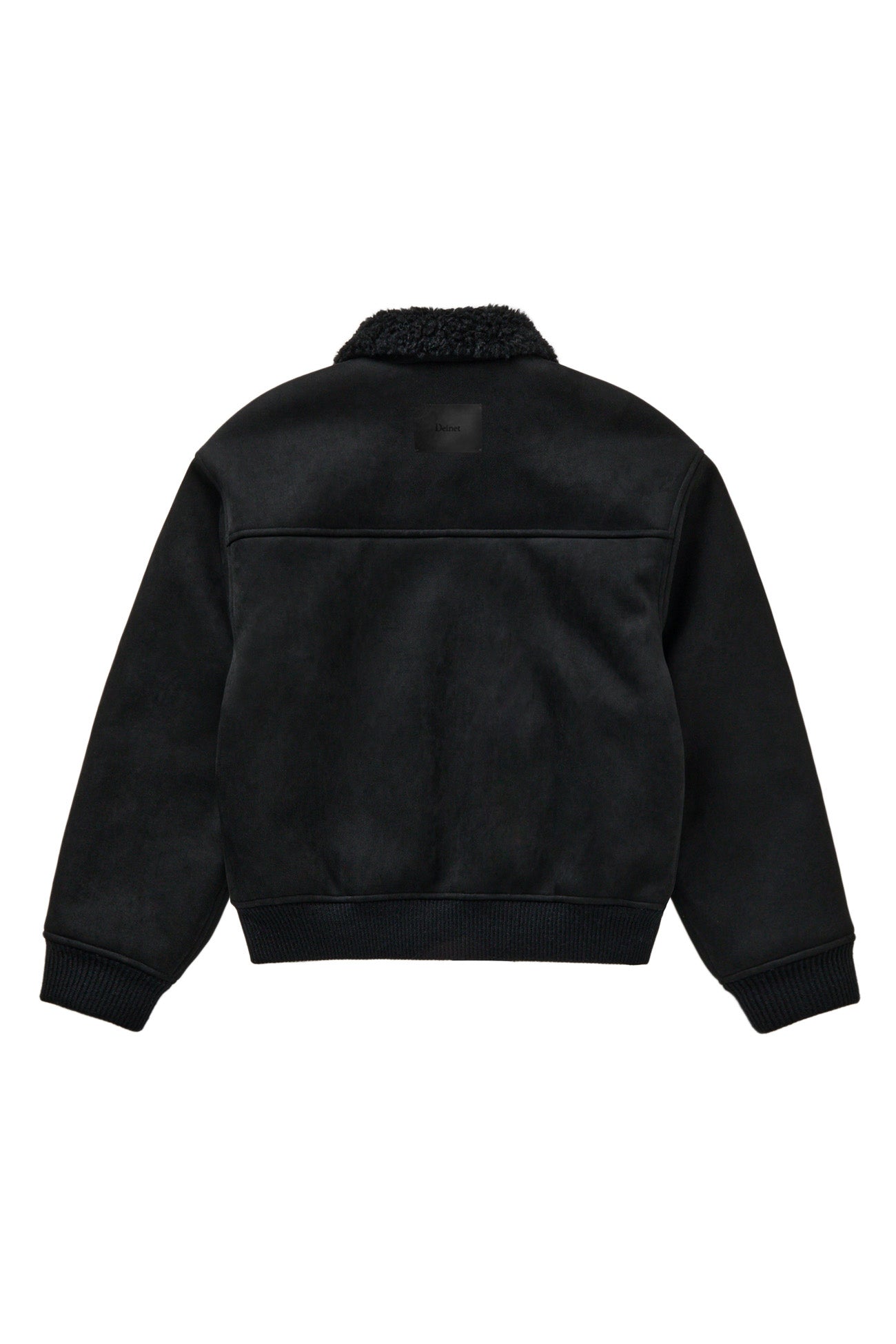 Deinet - Faux Suede Fur Mustang Jacket (Black) product image 2 | TRAB K-Fashion Australia
