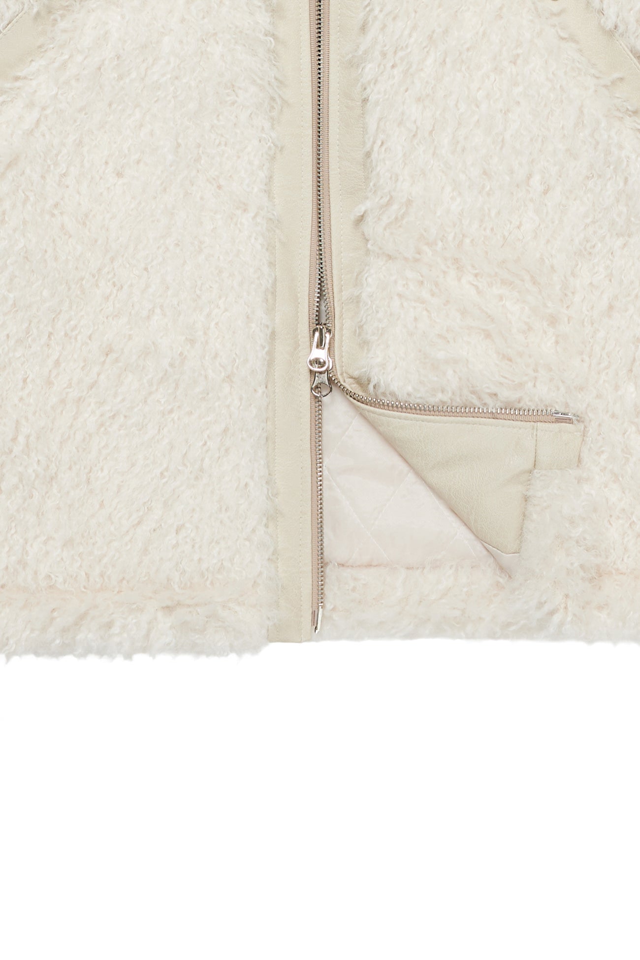 Deinet - Bizzo Point Faux Fur Jumper (Ivory) product image 18 | TRAB K-Fashion Australia
