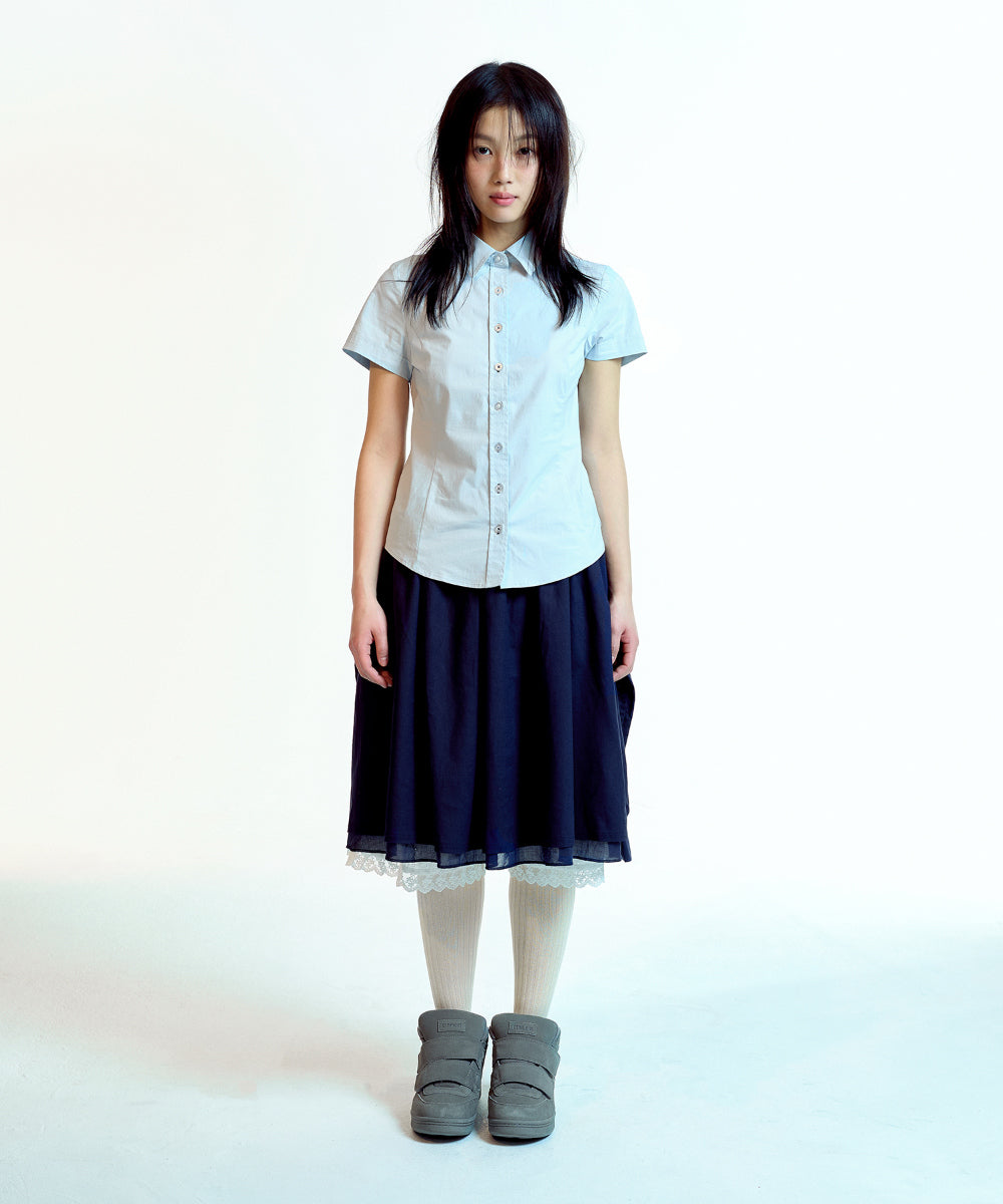 Coyseio - Nana Half Shirt (Sky Blue) product image 11 | TRAB K-Fashion Australia