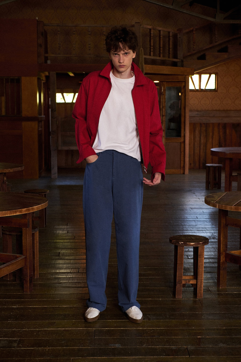 STU - Curved Cuff Jacket (Red) product image 9 | TRAB K-Fashion Australia
