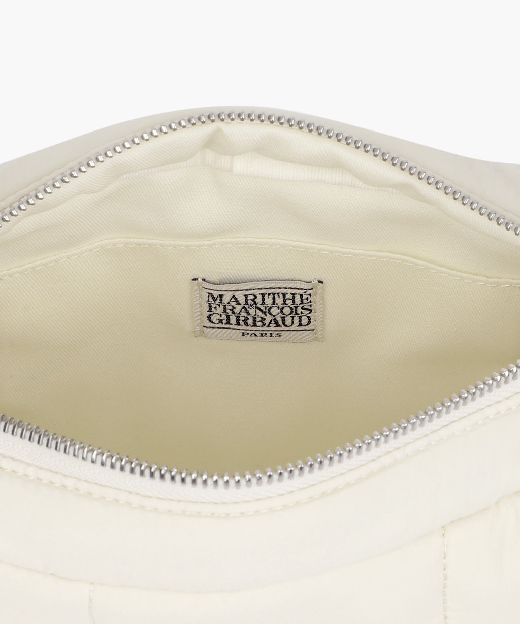 Marithe & Francois Girbaud - Classic Logo Padding Cross Bag (Ivory) product image 6 | TRAB K-Fashion Australia