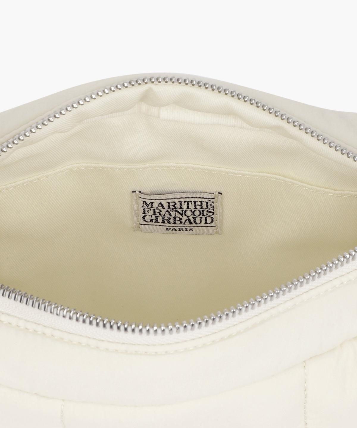 Marithe & Francois Girbaud - Classic Logo Padding Cross Bag (Ivory) product image 6 | TRAB K-Fashion Australia