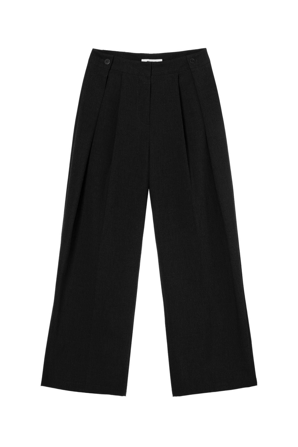Deinet - Wrap-Front Trousers (Black) product image 1 | TRAB K-Fashion Australia