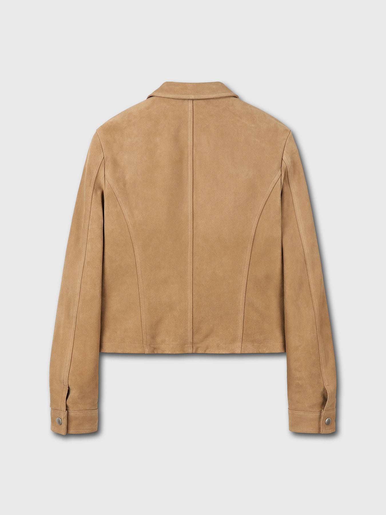 Tonywack - Suede Cropped Jacket (Light Beige) product image 8 | TRAB K-Fashion Australia