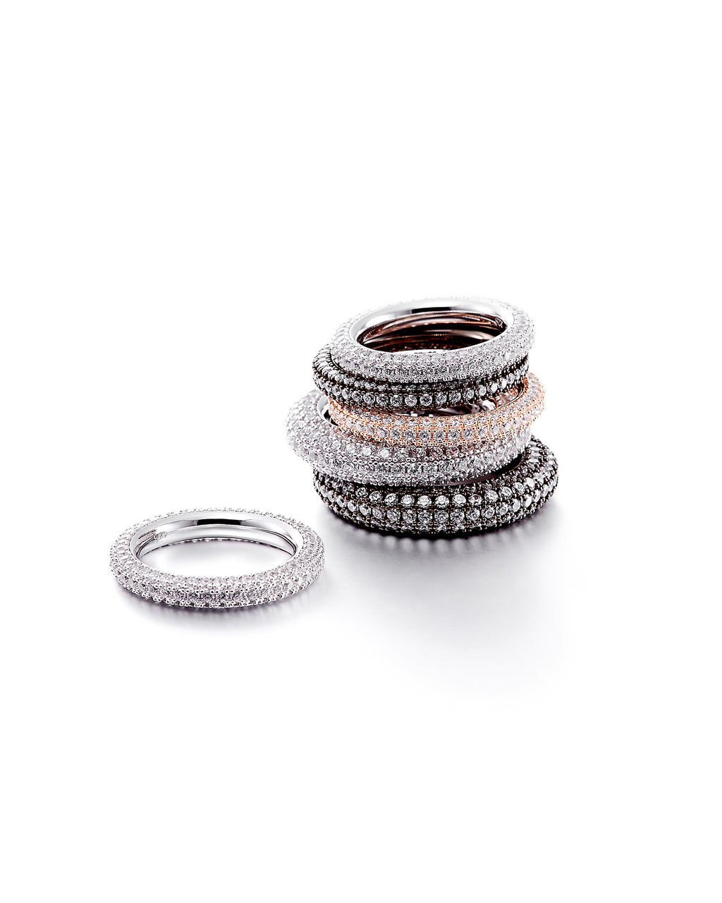 Numbering - Pave Doughnut Ring / Slim #3415 product image 14 | TRAB K-Fashion Australia
